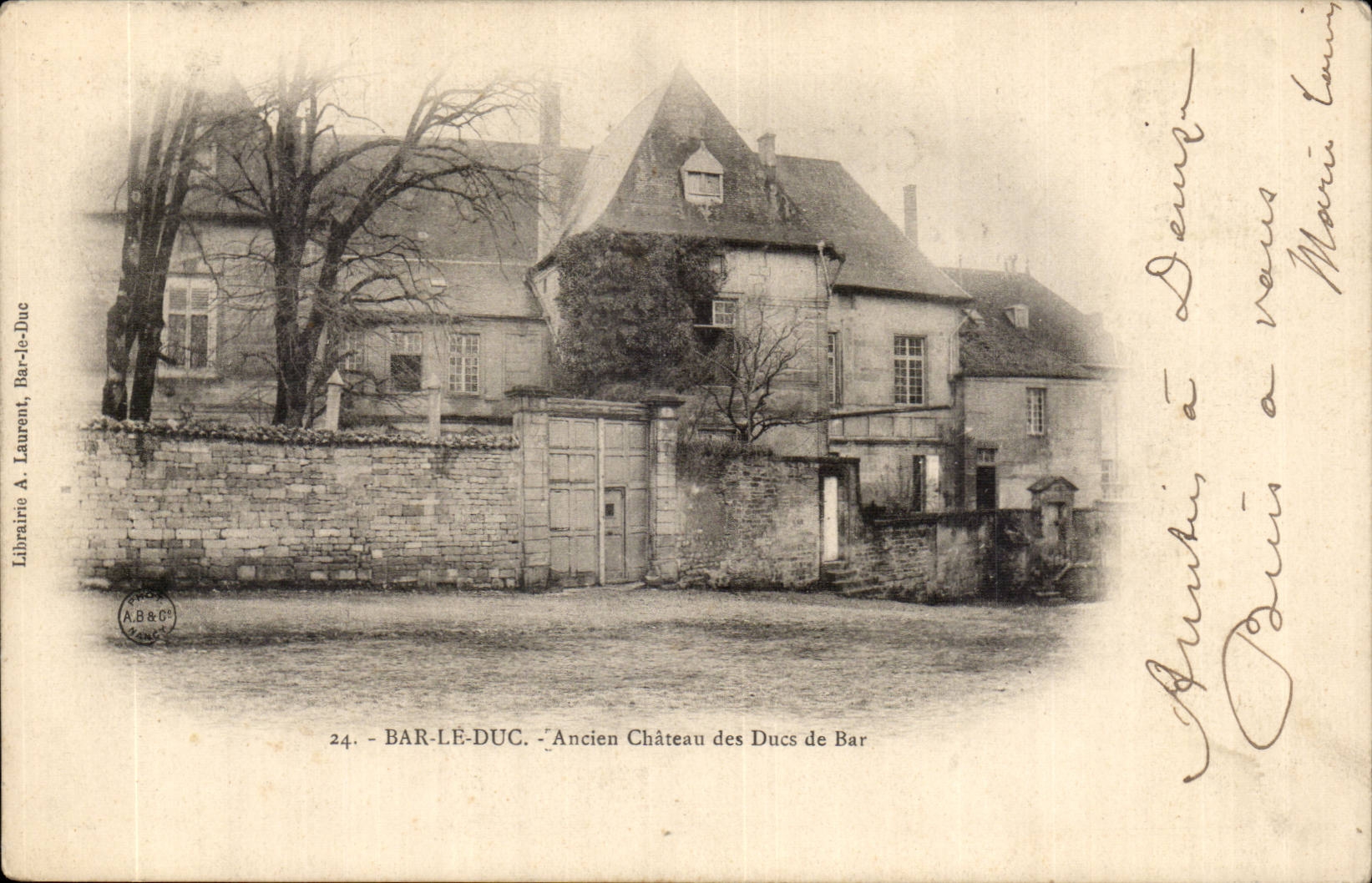 Bar-le-Duc — Ancien Château des Ducs de Bar — Librairie A. Laurent