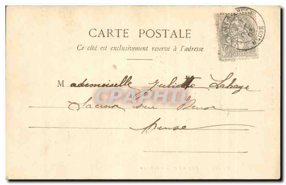 Bar le Duc - Prefecture et Palais de Justice - CPA  — Rückseite