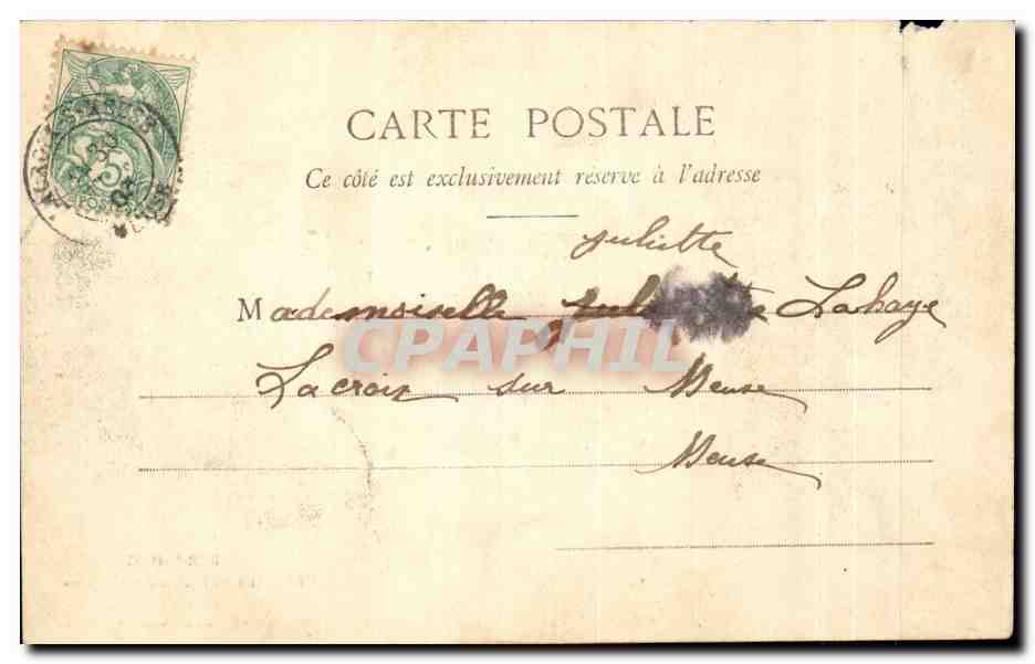 Bar le Duc - Brasserie de la Meuse et Casernes - CPA  — Rückseite