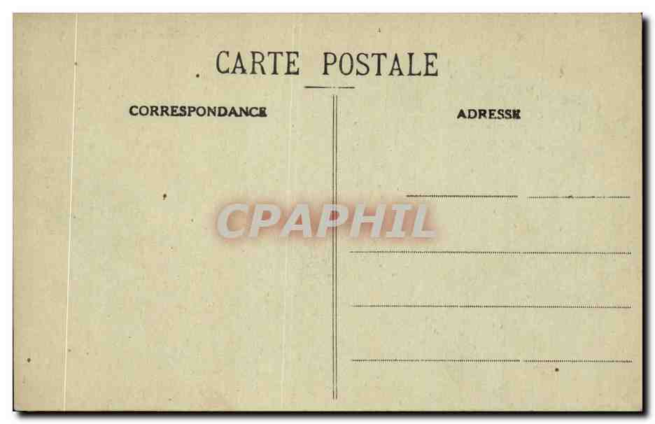 La guerre en Champagne Virginy CPA Cimetiere Varoquier — Rückseite