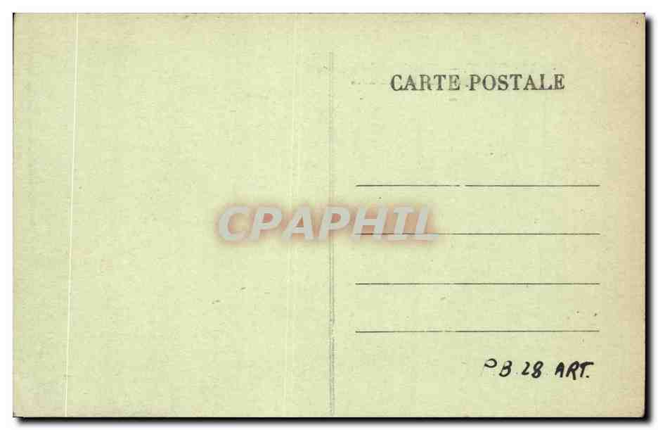 Minaucourt CPA Vestiges de guerre classee par les beaux arts — Rückseite