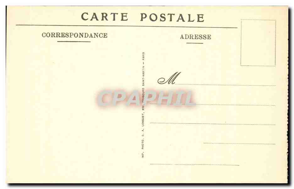 La guerre en Champagne CPA Rouvroy Poste de mitrailleuse en beton arm — Rückseite