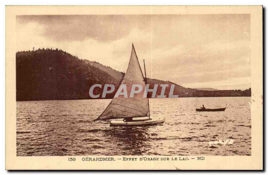 Gérardmer — Effet d'orage sur le lac — CPAPHIL n°159