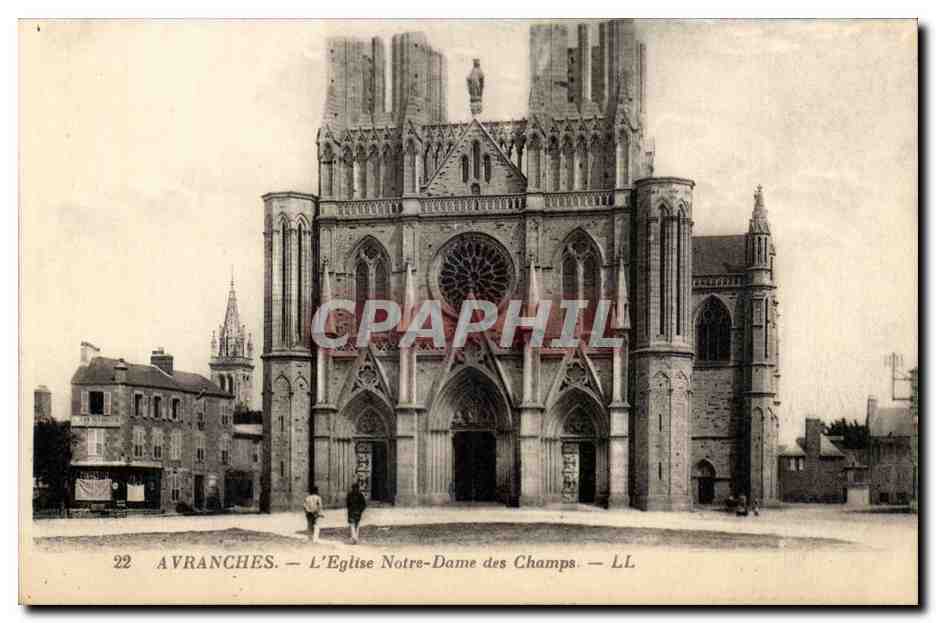 Avranches — L'Église Notre-Dame des Champs — LL