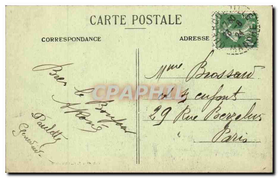 Landeemer — La Vallée du Hubiland et la Roche Airel — Collection F. C., Cherbourg — Achterkant