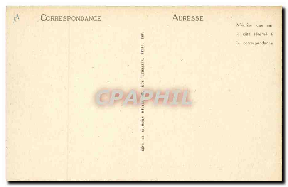 Avranches CPA Le jardin des plantes — Verso