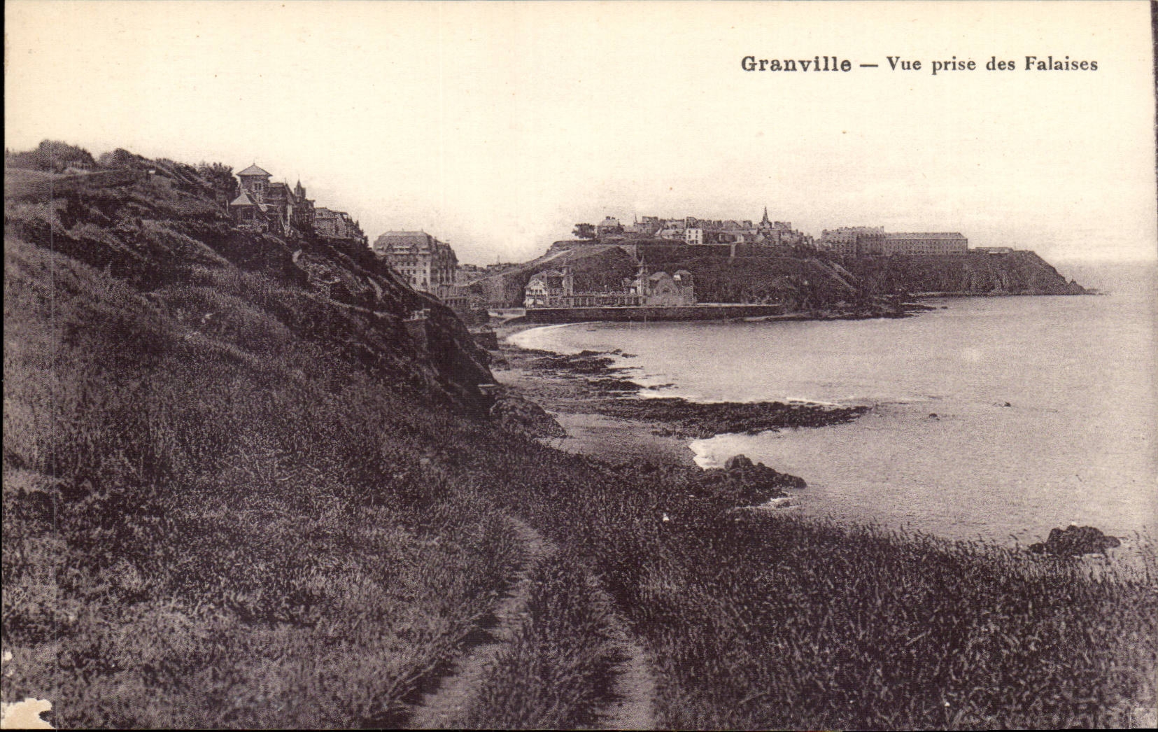 Granville — Vue prise des Falaises — Serrand, éditeur Granville