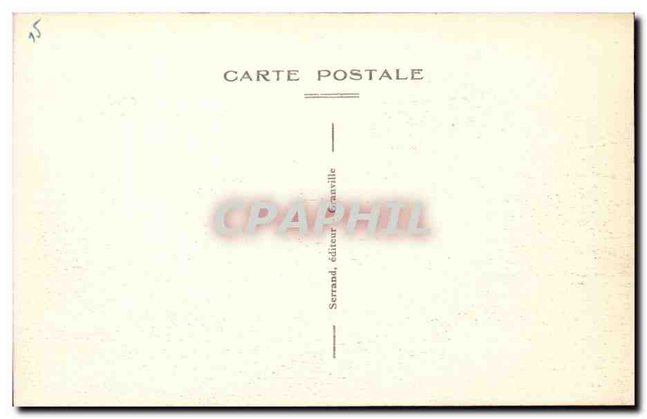 Granville — Vue prise des Falaises — Serrand, éditeur Granville — Verso