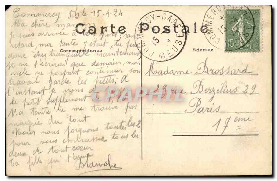 Le Havre CPA Rentre d'un bateau de peche par forte brise (bateau boat) — Rückseite
