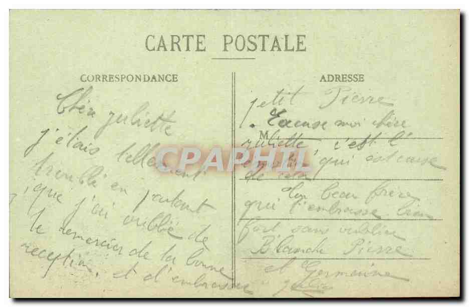 Toul CPA l'hotel de ville et la cathedrale — Rückseite