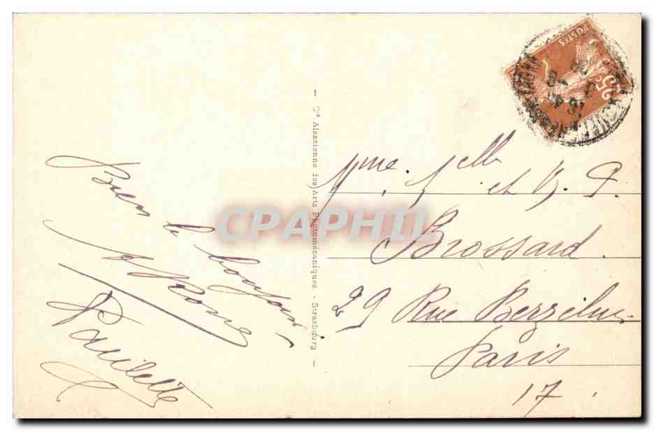 St-Malo - La Tour Bidouane — vue de la tour et du port, éditeur anonyme, n° 15 — Reverso