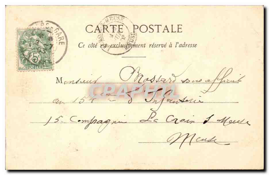 Contadini Morvandeaux — Serie I — Lib. Th. Ropiteau, Nevers — Verso