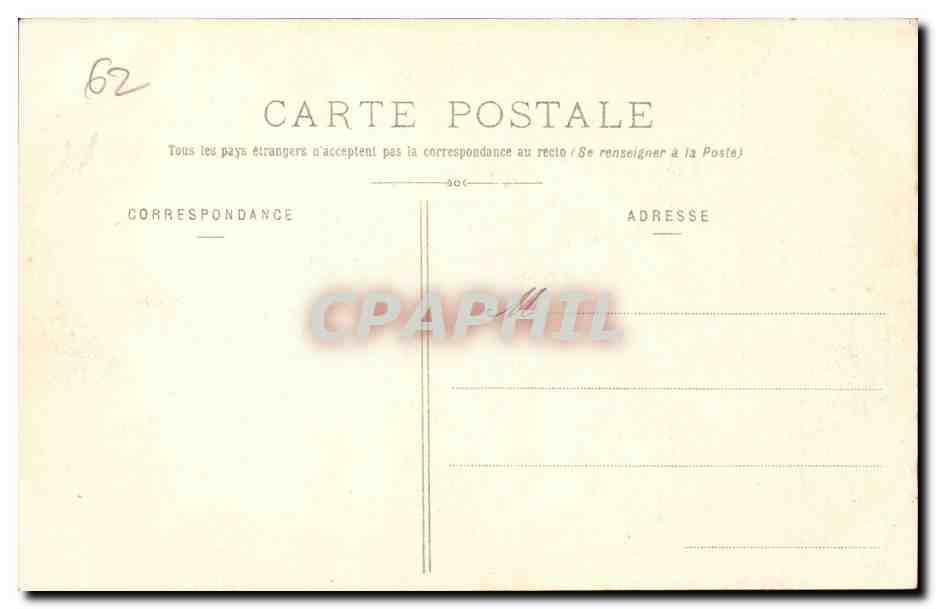Berck Plage - Le Bain des Enfants - CPA  — Verso