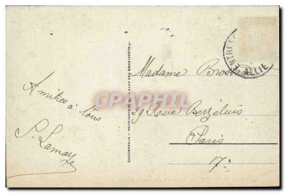 Vichy - Etablissement A L'Aviron - bateau - CPA  — Rückseite