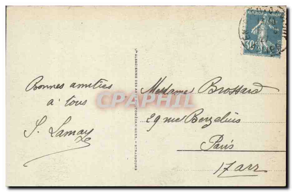 Vichy - Parc et Pavilon des Celestins - CPA  — Verso