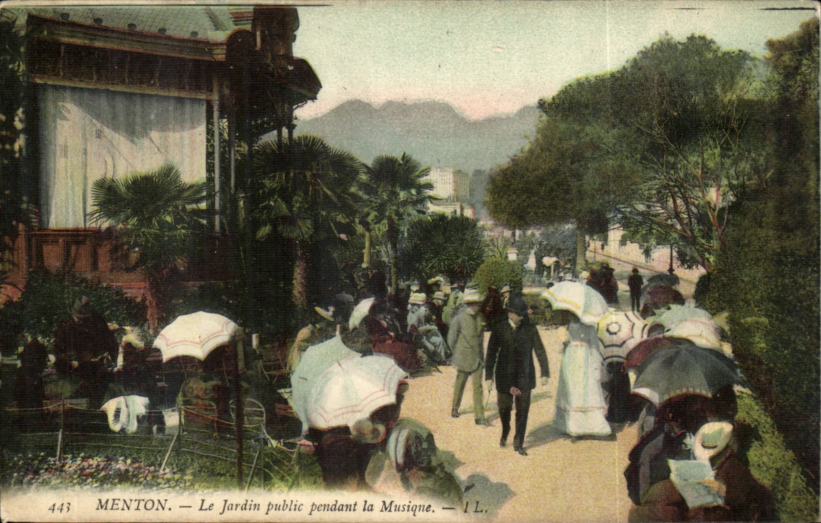 Menton — Le Jardin public pendant la Musique — I L.