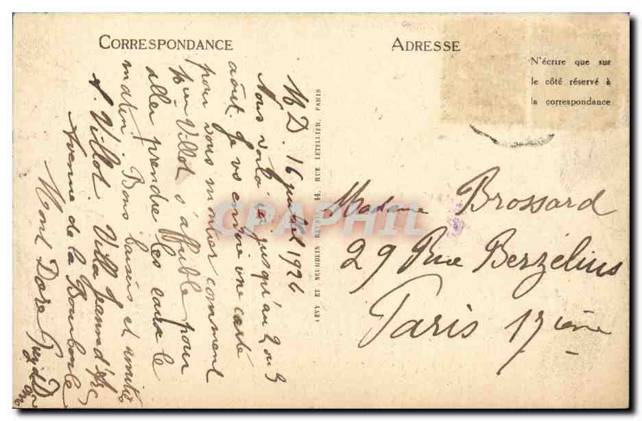 Le Mont-Dore - Etablissement Thermal. Source des Chanteurs et Source du Panthéon - Selecta — Verso
