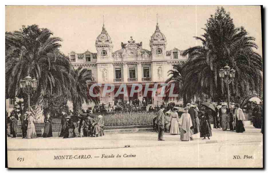 Monte-Carlo — Façade du Casino — ND. Phot. n° 675