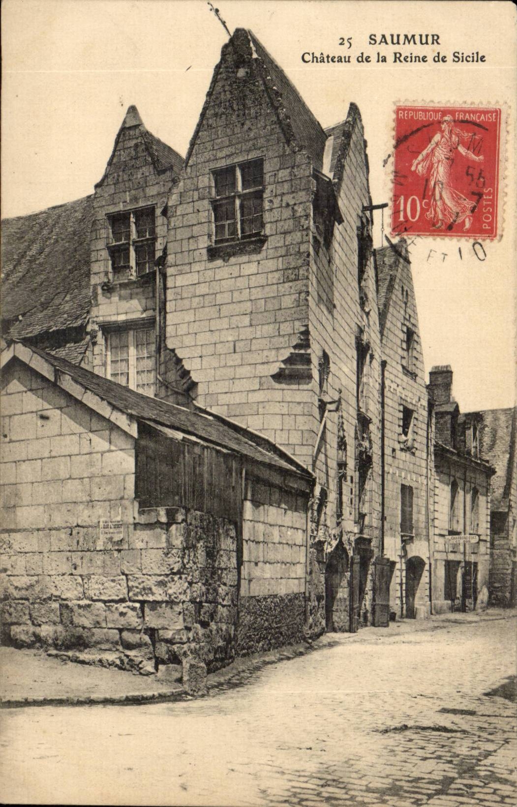 Saumur - Chateau de la Reine de Sicile - CPA 