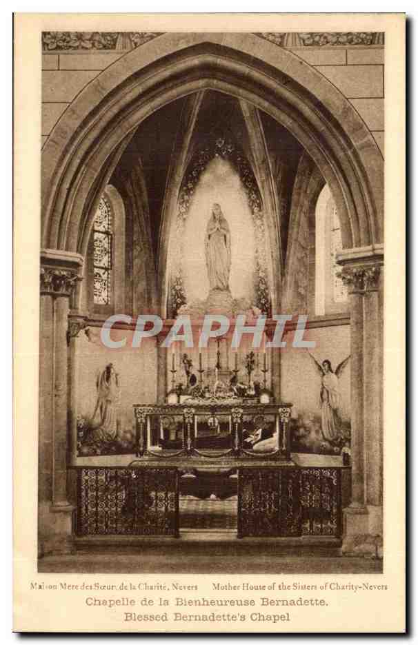 Chapelle de la Bienheureuse Bernadette — Maison Mère des Sœurs de la Charité, Nevers — Imprimerie Audard, Paris