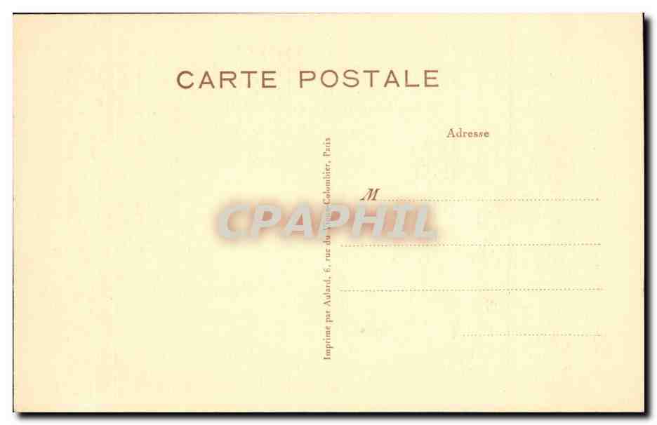 Chapelle de la Bienheureuse Bernadette — Maison Mère des Sœurs de la Charité, Nevers — Imprimerie Audard, Paris — Verso