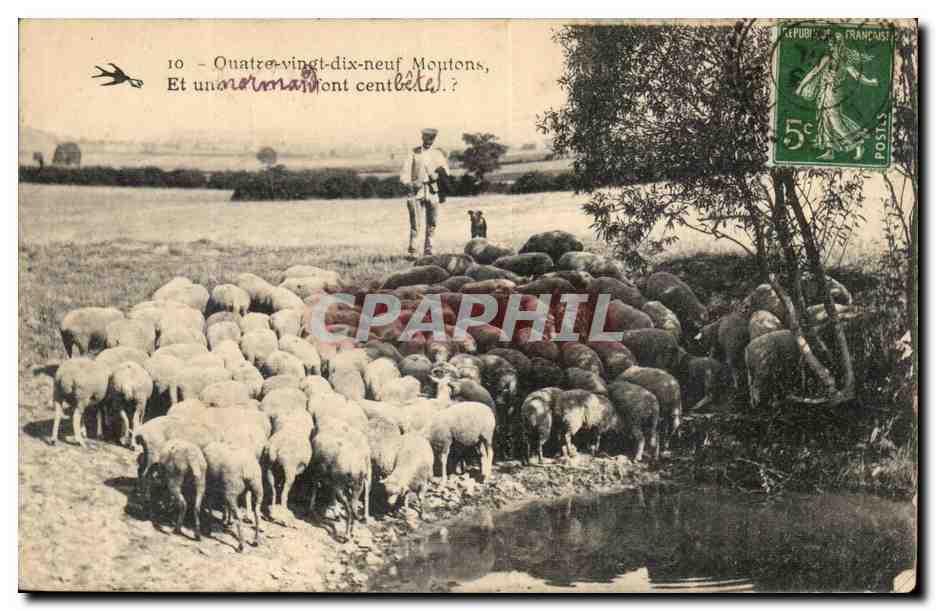 Quatre-vingt-dix-neuf Moutons, Et une Marmotte ont cent belles ? — Éditeur non visible, n° de série 10