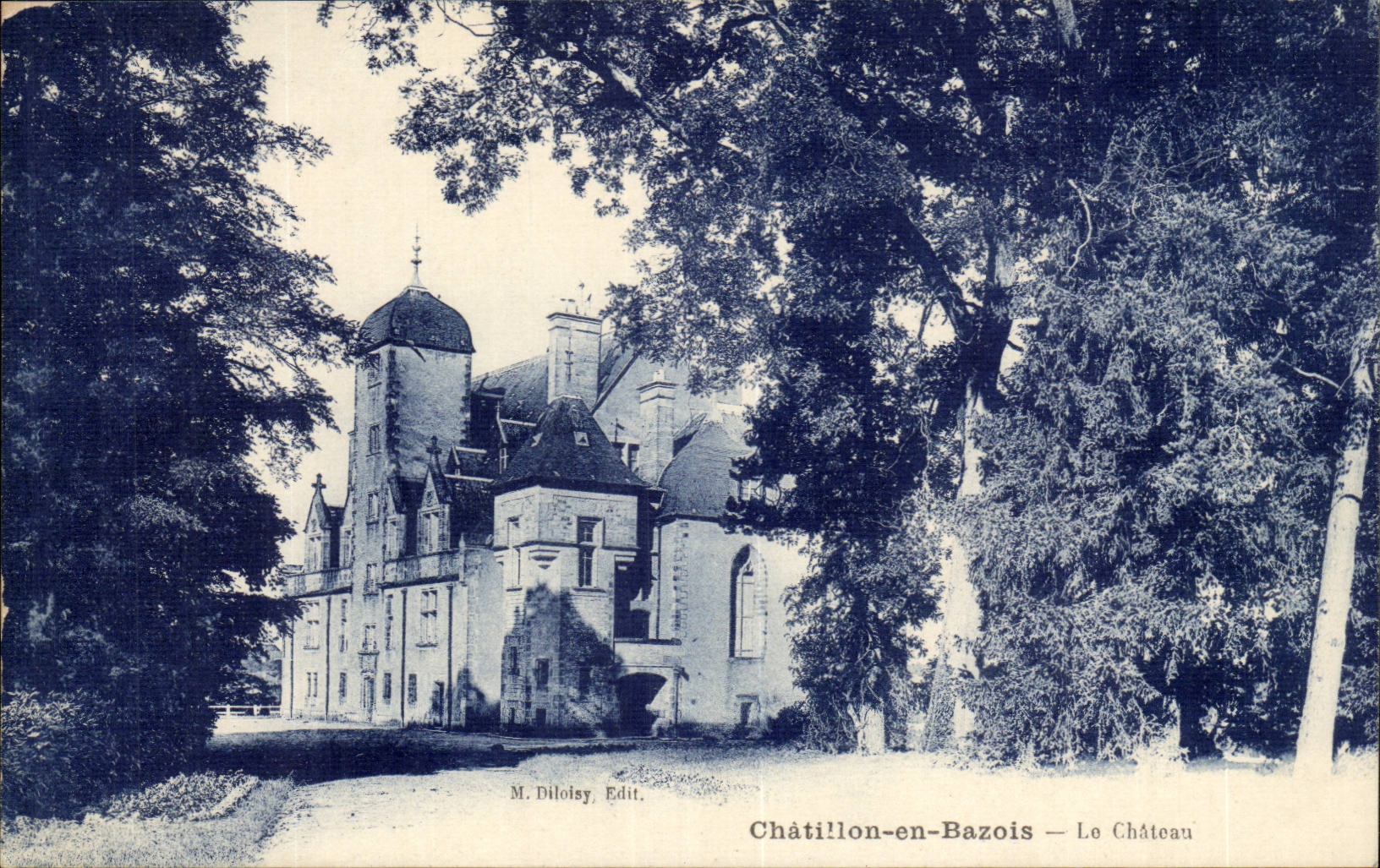 Chatillon en Bazois - Le Chateau - CPA 
