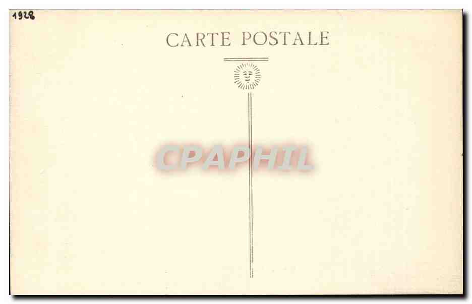 Chatillon en Bazois - Le Chateau - CPA  — Rückseite