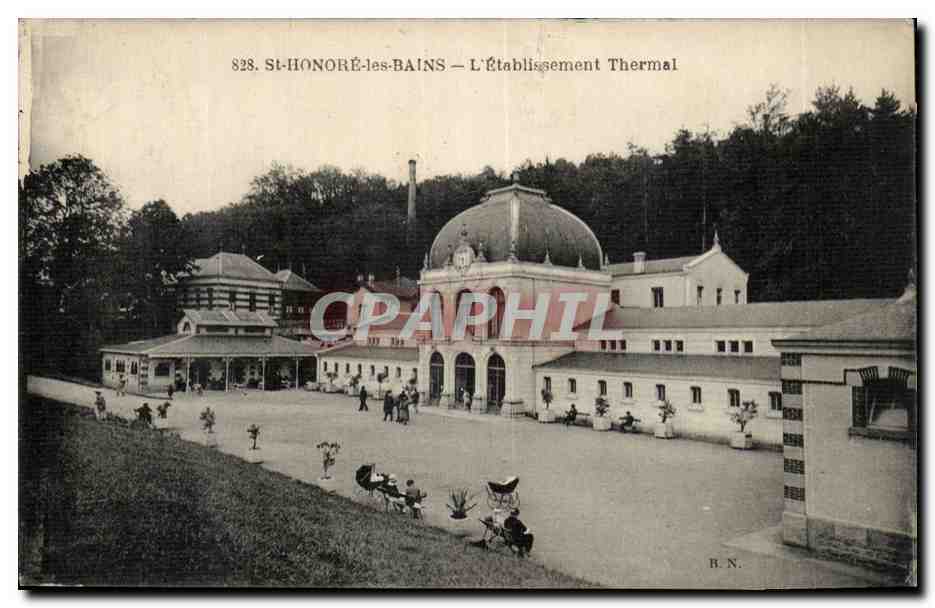 St Honore les Bains - L Establissement Thermal - CPA 