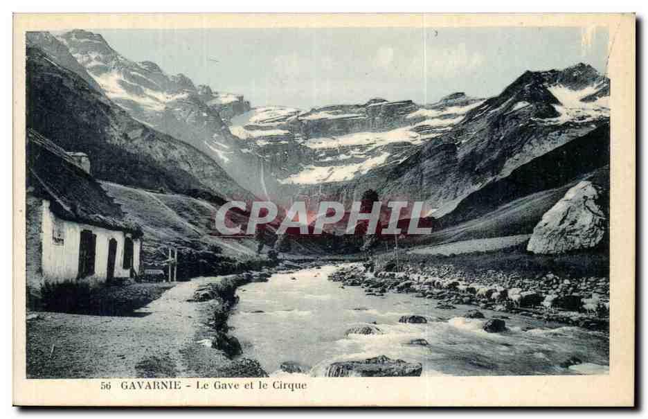 Gavarnie CPa Le Gave et le cirque