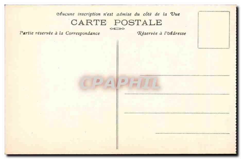 CPA Lourdes Le funiculaire du pic du Jer — Verso