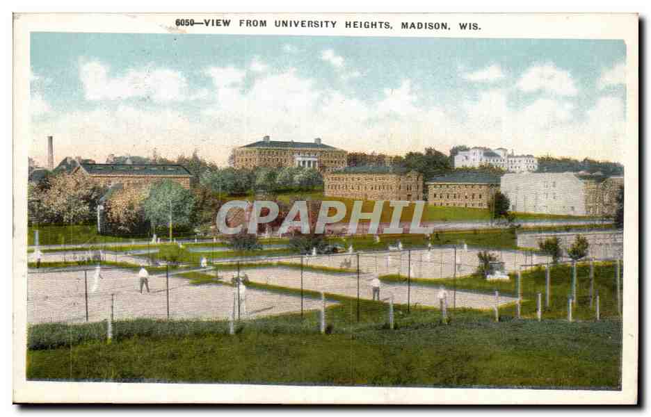 etas Unis - United States - USA - Madison Wisconsin - View from University Heights - CPA 