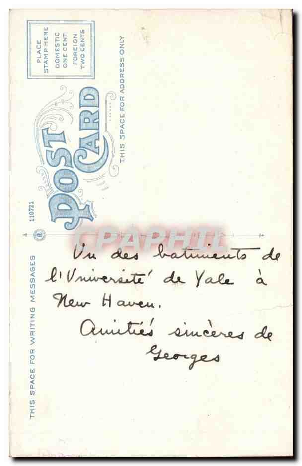 Etas Unis - United States - USA - Bradford Court Conneticut - Memorial Quandrangle - CPA  — Back