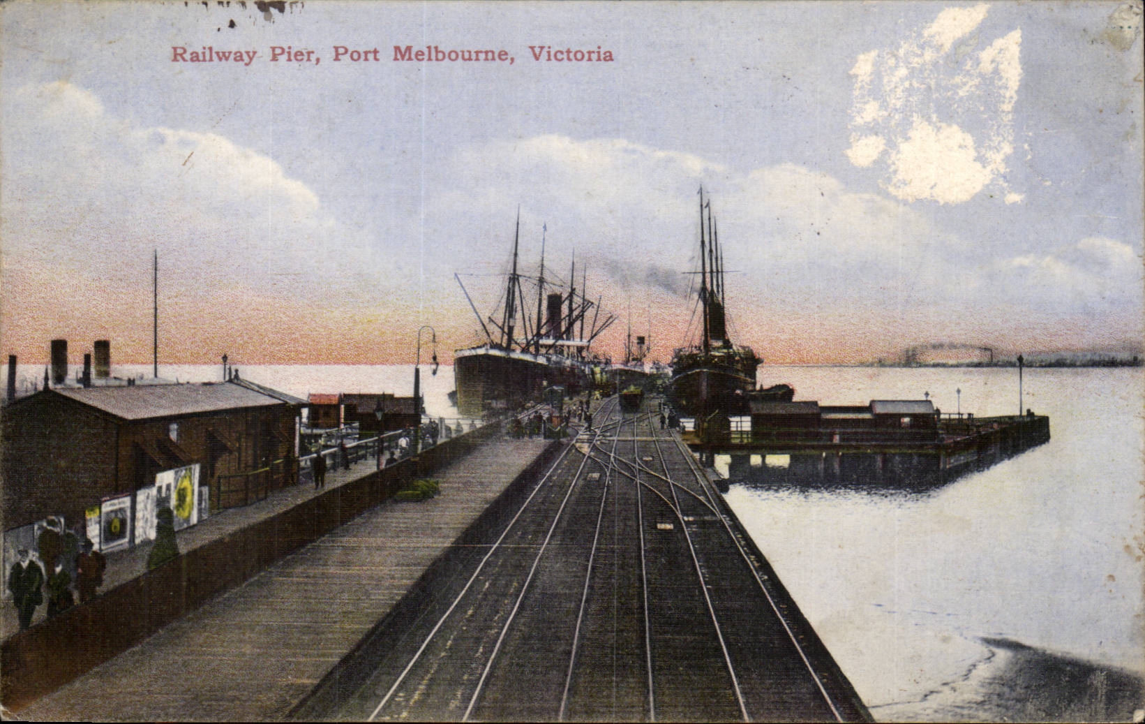 Australia - Australie - Port Melbourne - Victoria - steamer - bateau - CPA 
