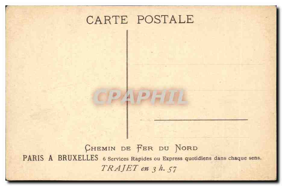 GAND - Les Trois Tours — gravure monochrome — éditeur non identifié — Verso