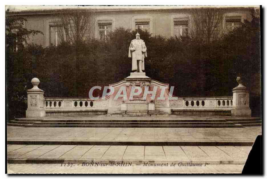 BONN-sur-le-RHIN — Monument de Guillaume Ier — n° 1137