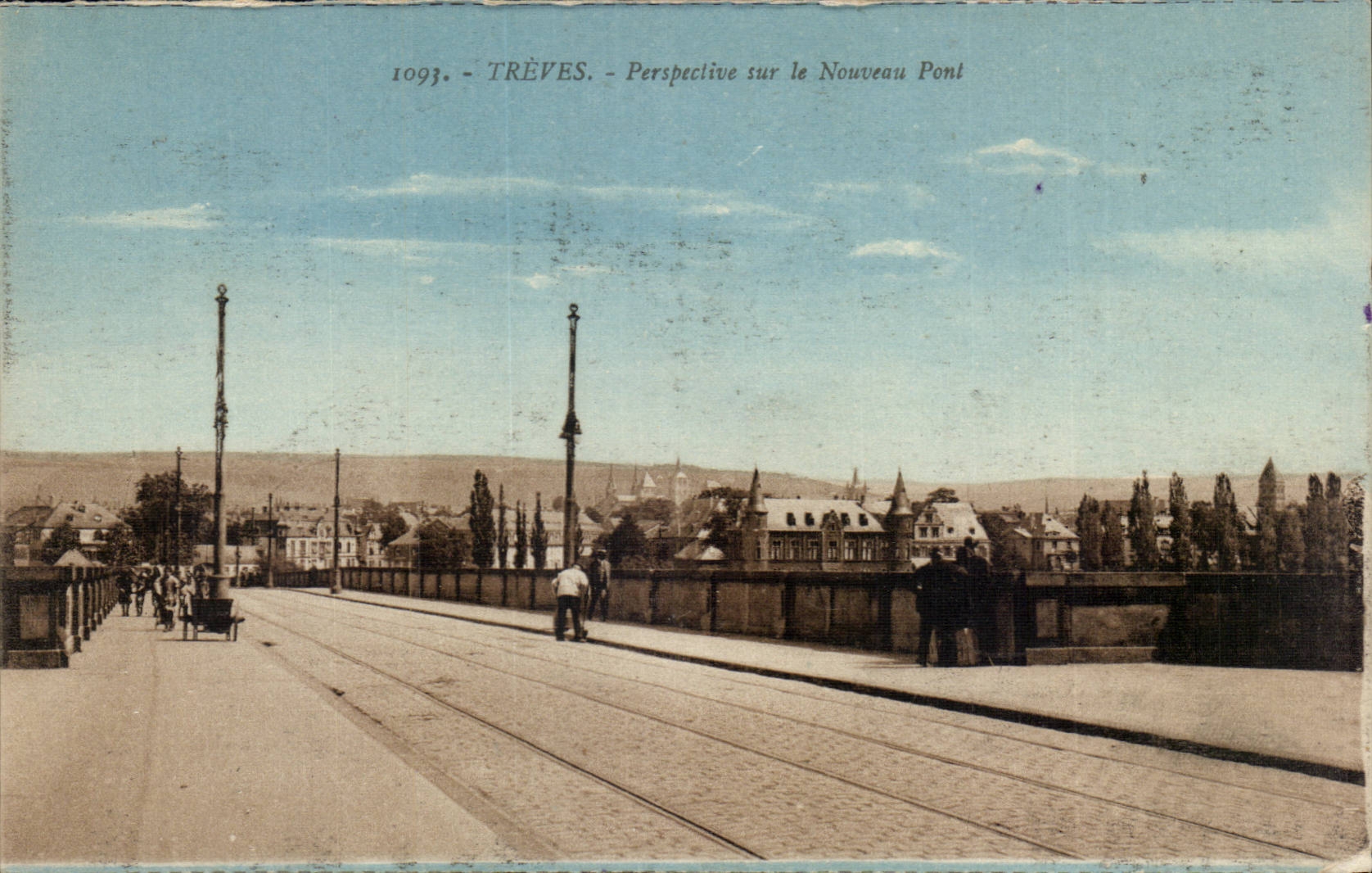 Allemagne - Germany - Deutschland -Treves - Trier - Perspective sur le Nouveau Pont - CPA 