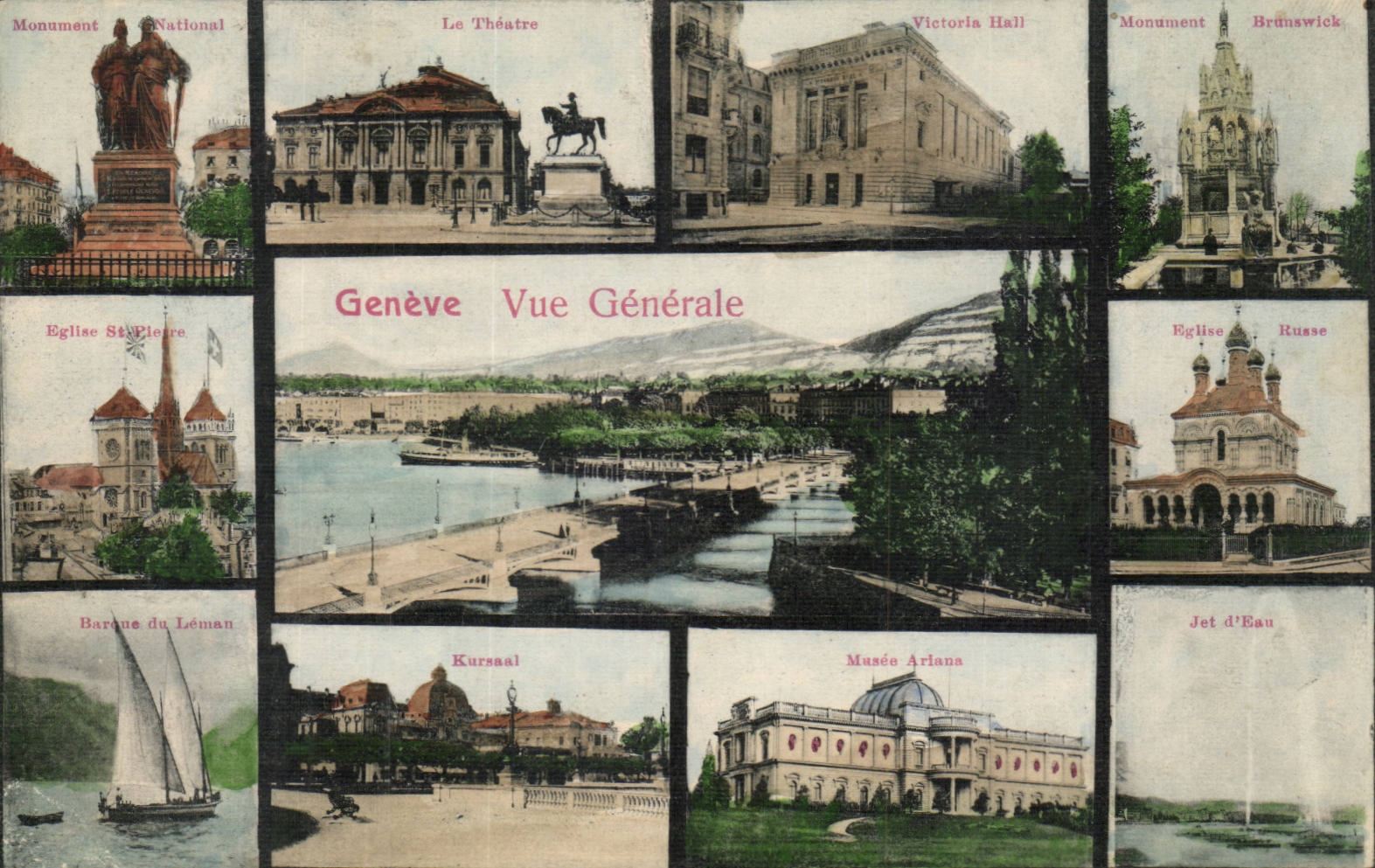 Suisse - Schweiz - Geneve - Geneva - Vue Generale - CPA 