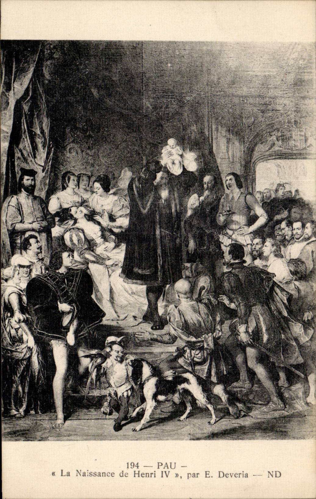 La Naissance d'Henri IV — Pau — par E. Deveria — n°194