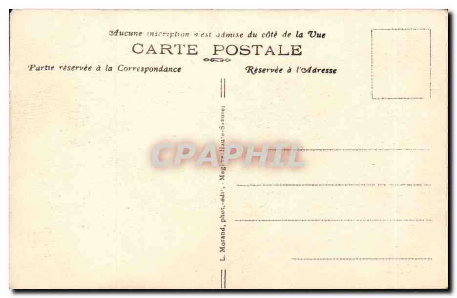 Chamonix - Mont Blanc - CPA  — Verso