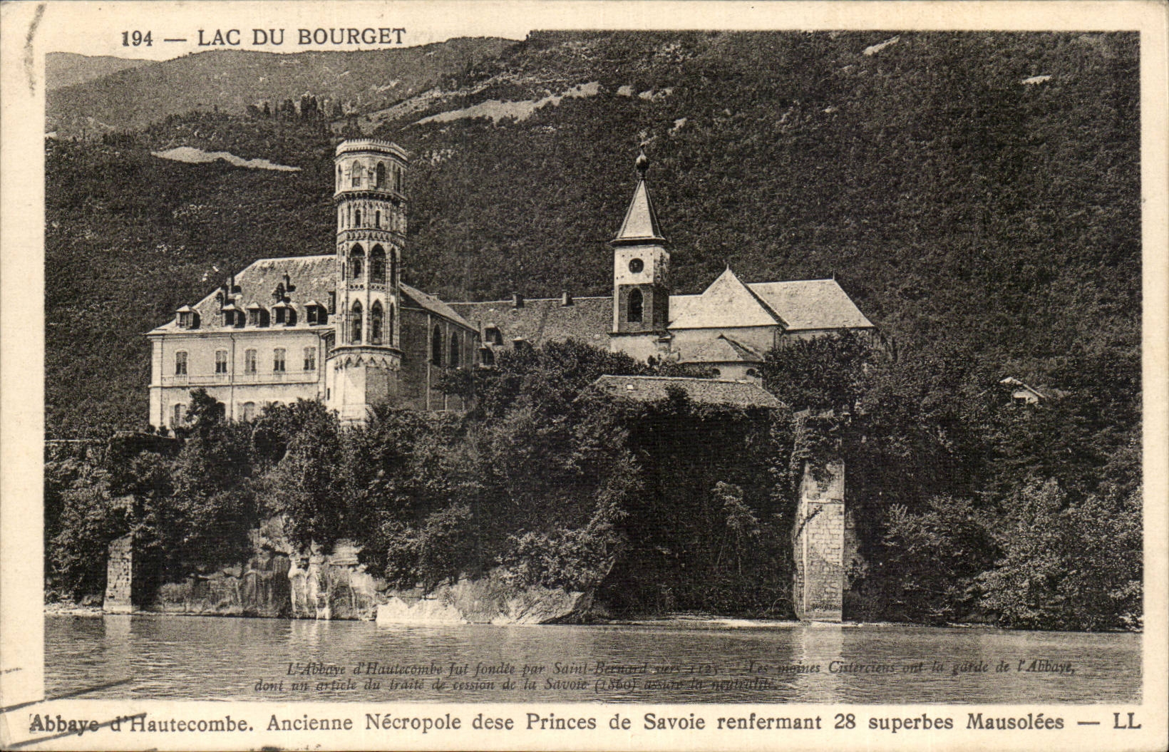 Lac du Bourget — Abbaye d'Haute-combe — LL