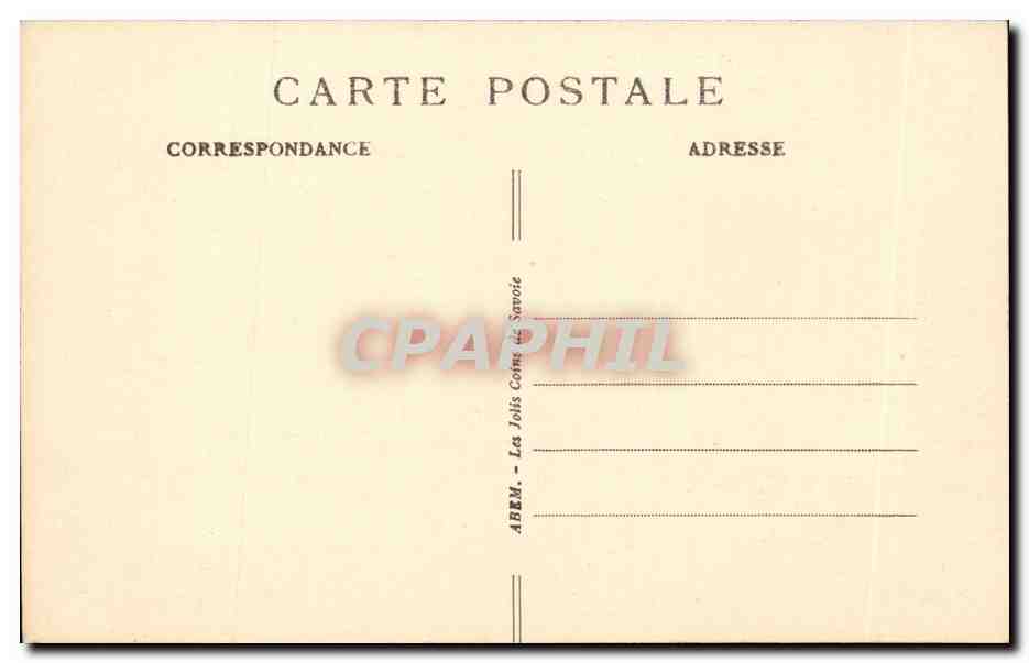 Vallee des Essurieux - Route de Thones a Faverges - CPA  — Rückseite