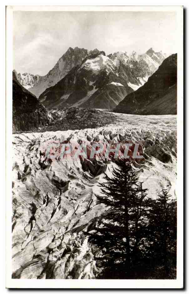 Chamonix - La Mer de Glace - 1935 - CPA 