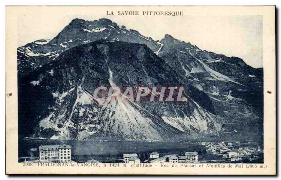 Pralognan-la-Vanoise — Vue des montagnes — Éditeur : CPAPHIL, n° 2908