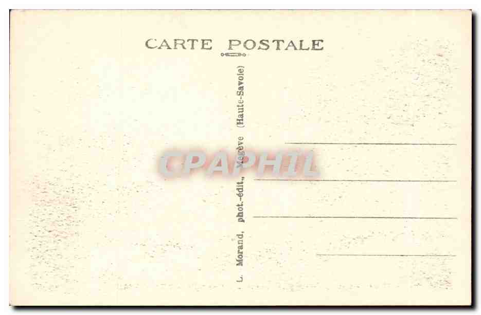 Sur la Route de Chamonix - Vallee Sainte Marie - CPA  — Verso