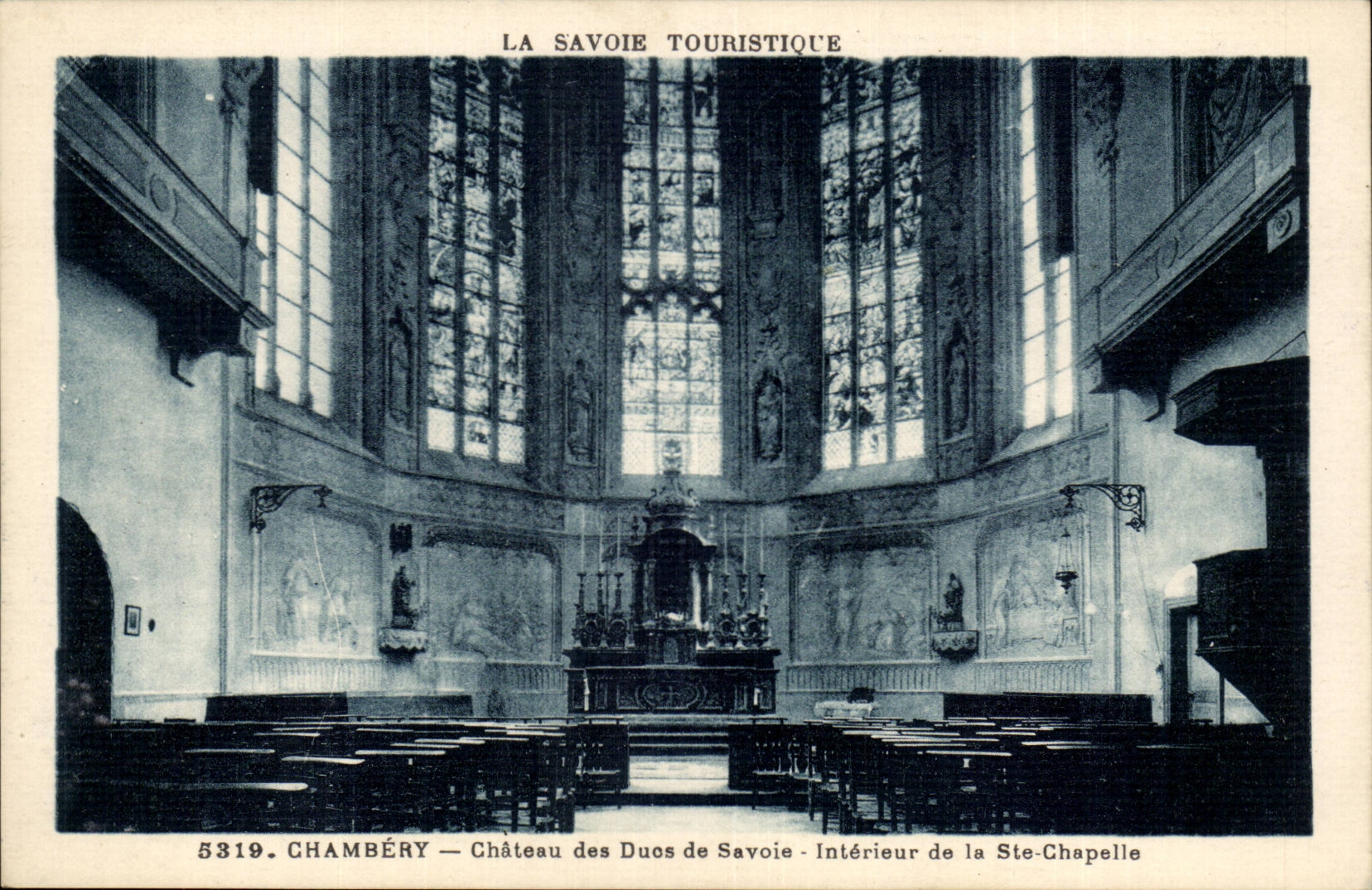 Chambery - Chateau des Ducs de Savoie - Interieur de la Ste Chapelle - CPA 