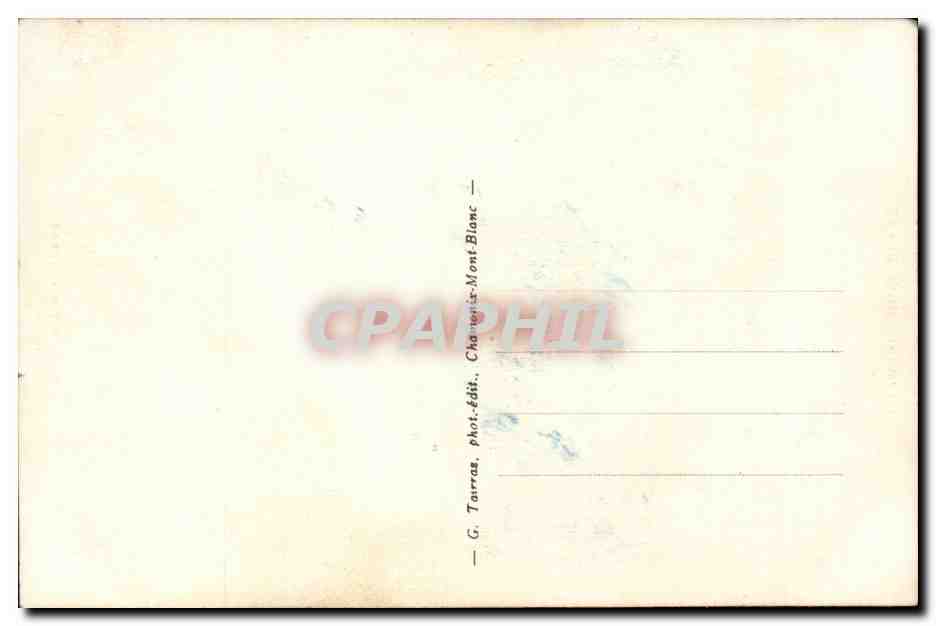 Charmonix Mont Blanc - Aiguille des Charmoz - CPA  — Verso