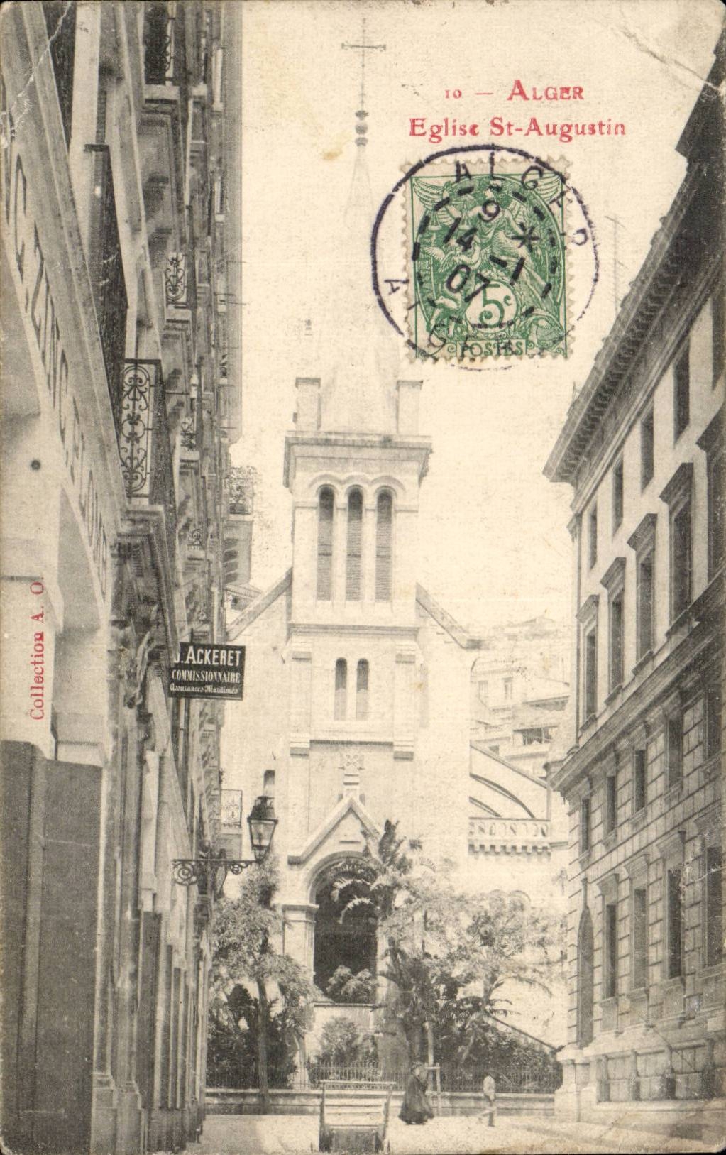 Afrique - Algerie - Africa - Algeria - Alger - Eglise St Augustin - CPA 