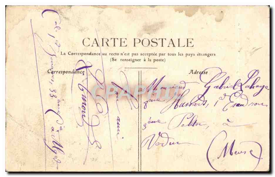 Afrique - Algerie - Africa - Algeria - Alger - Eglise St Augustin - CPA  — Rückseite