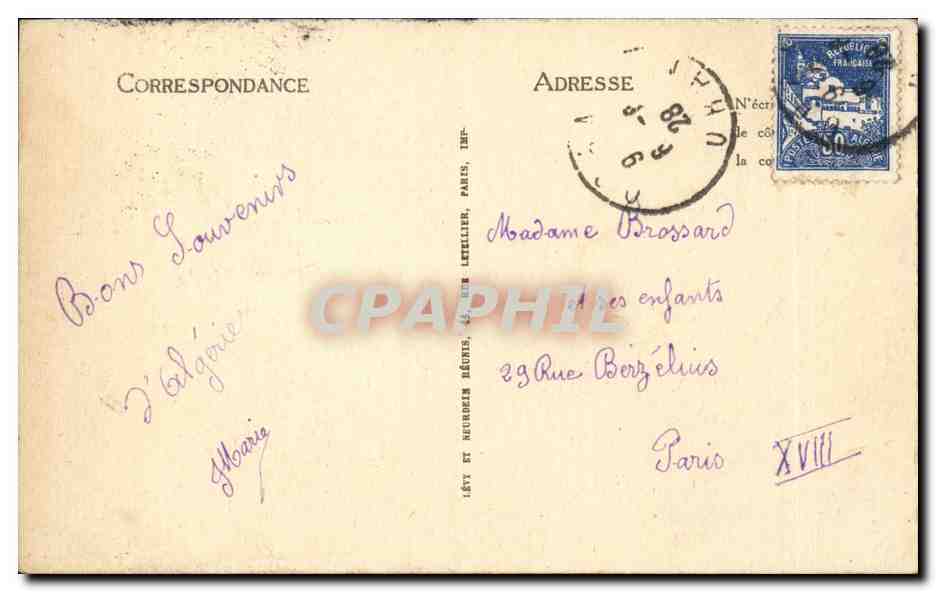 Afrique - Algerie - Africa - Algeria - Oran - Les Nouvelles Casernes - CPA  — Rückseite